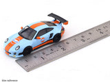 Porsche 911 997 Liberty Walk Gulf 1:64 Pop Race diecast scale model car miniature