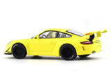 Porsche 911 997 RWB yellow 1:64 Pop Race diecast scale model car miniature