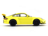 Porsche 911 997 RWB yellow 1:64 Pop Race diecast scale model car miniature