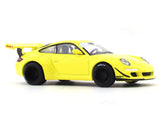 Porsche 911 997 RWB yellow 1:64 Pop Race diecast scale model car miniature