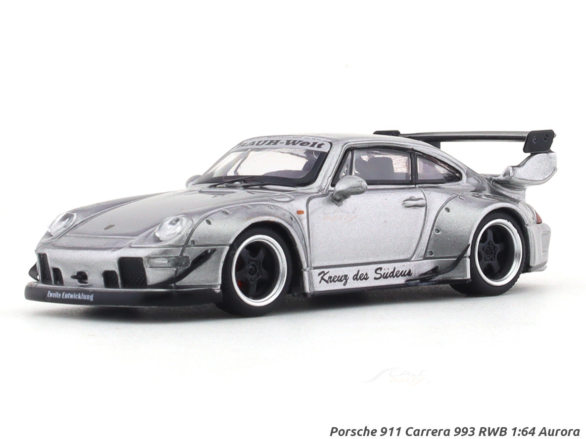Porsche 911 Carrera 993 RWB 1:64 Aurora diecast scale model