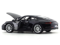 Porsche 911 Carrera S black 1:24 Bburago licensed diecast Scale Model car