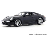 Porsche 911 Carrera S black 1:24 Bburago licensed diecast Scale Model car