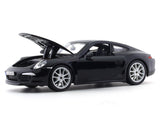 Porsche 911 Carrera S black 1:24 Bburago licensed diecast Scale Model car