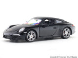 Porsche 911 Carrera S black 1:24 Rastar licensed diecast alloy scale model car collectible