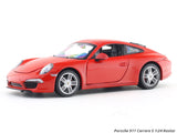 Porsche 911 Carrera S red 1:24 Rastar licensed diecast alloy scale model car collectible