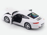 Porsche 911 Carrera S white 1:24 Rastar licensed diecast alloy scale model car collectible