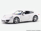 Porsche 911 Carrera S white 1:24 Rastar licensed diecast alloy scale model car collectible
