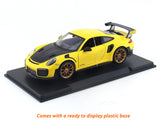 Porsche 911 GT2 RS yellow 1:24 Maisto diecast alloy scale model car