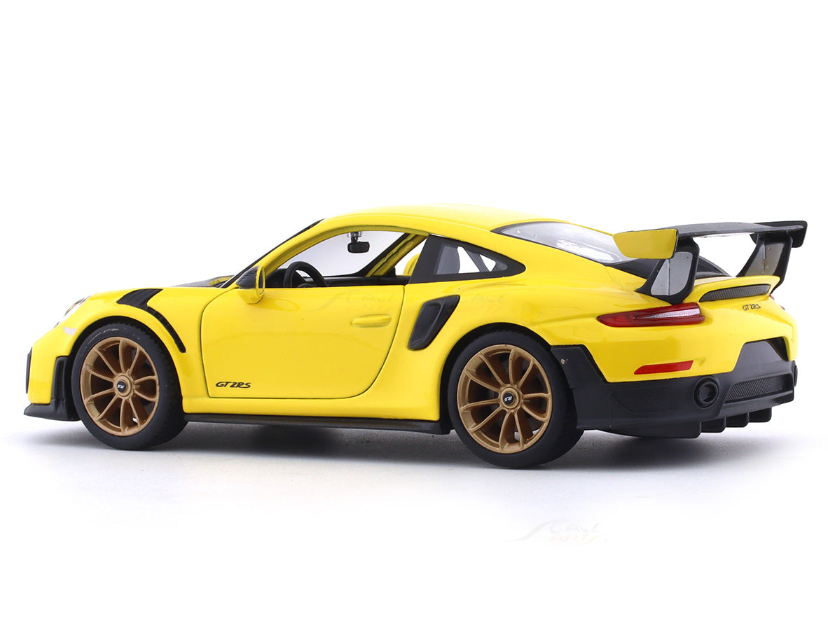 Porsche 911 GT2 RS yellow 1:24 Maisto diecast alloy scale model car ...