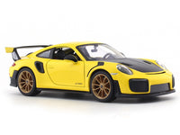 Porsche 911 GT2 RS yellow 1:24 Maisto diecast alloy scale model car