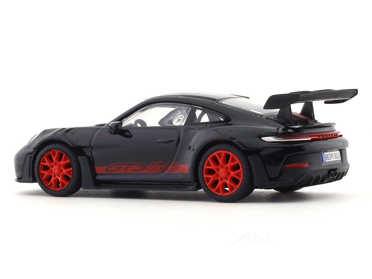 Porsche 911 GT3 RS black 1:43 Bburago Signature licensed diecast