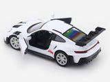 Porsche 911 GT3 RS White 1:33-42 RMZ City licensed pull back car scale model