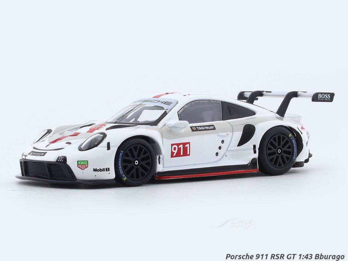 Porsche 911 RSR GT 1:43 Bburago Signature licensed diecast scale