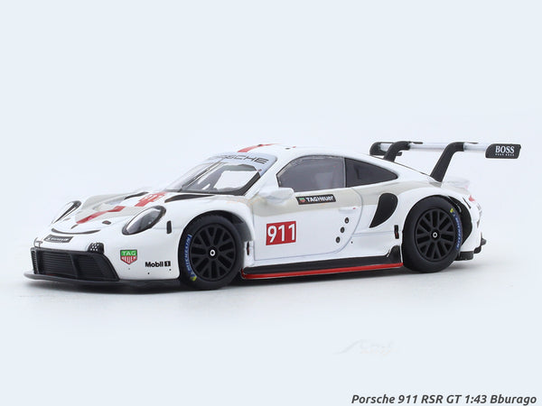 Porsche 911 RSR GT 1:43 Bburago Signature licensed diecast scale model car