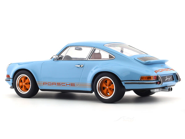 Singer Porsche 911 Coupé 2014 Turquoise Blue 1/18 KK Scale KKDC180445 Singer Porsche 911 Coupé 2014 Turquoise Blue 1/18 KK Scale KKDC180445