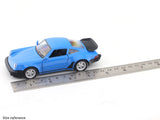 Porsche 911 Turbo 3.3 blue 1:33-42 RMZ City licensed pull back car scale model