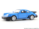 Porsche 911 Turbo 3.3 blue 1:32 RMZ City licensed pull back car scale model