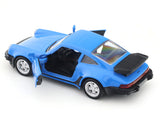Porsche 911 Turbo 3.3 blue 1:33-42 RMZ City licensed pull back car scale model