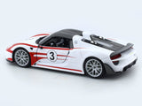 Porsche 918 Weissach 1:24 Bburago licensed diecast Scale Model car