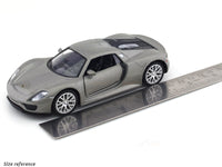 Porsche 918 grey 1:36 Super Fast pull back car scale model