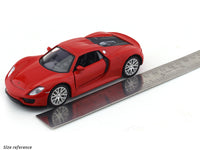 Porsche 918 red 1:36 Super Fast pull back car scale model