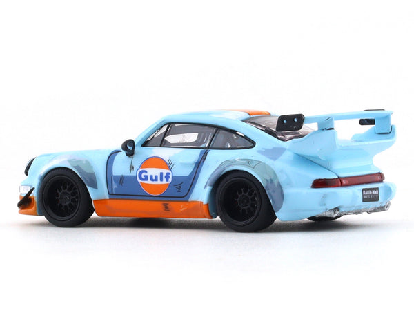 Porsche 964 RWB gulf 1:64 Time Micro diecast scale model
