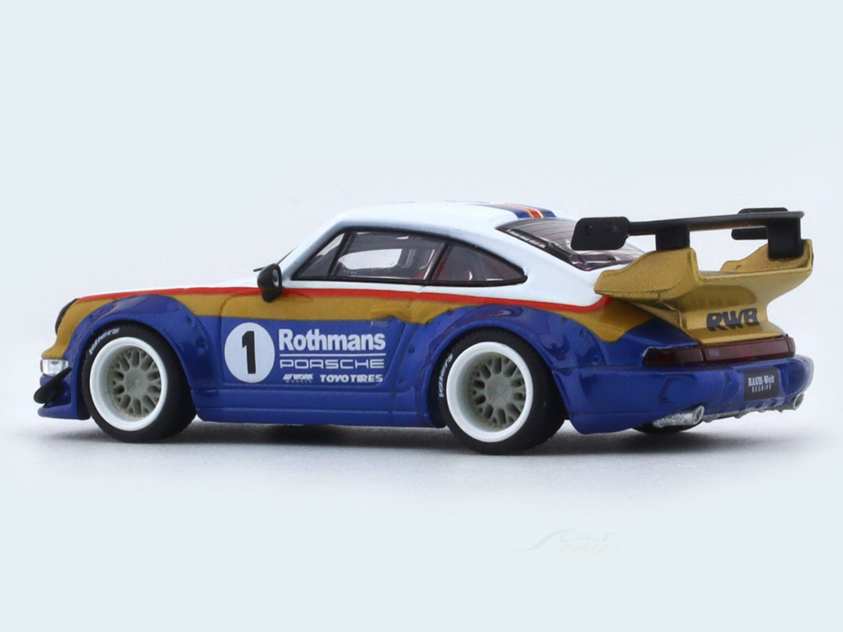 Porsche 964 Rothmans 1:64 Time Micro diecast scale model collectible ...