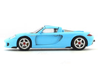 Porsche Carrera GT Blue 1:64 Funny Model diecast scale model car