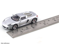 Porsche Carrera GT Silver 1:64 Funny Model diecast scale model car