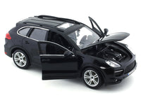 Porsche Cayenne Turbo black 1:24 Bburago licensed diecast Scale Model car