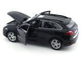 Porsche Cayenne Turbo black 1:24 Bburago licensed diecast Scale Model car