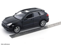 Porsche Cayenne Turbo black 1:24 Bburago licensed diecast Scale Model car