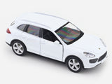 Porsche Cayenne White 1:33-42 RMZ City licensed pull back car scale model
