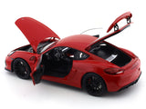 Porsche Cayman GT4 Coupe Red 1:18 Schuco diecast Scale Model car