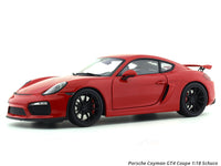 Porsche Cayman GT4 Coupe Red 1:18 Schuco diecast Scale Model car