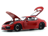 Porsche Cayman GT4 Coupe Red 1:18 Schuco diecast Scale Model car