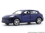 Porsche Macan S blue 1:32 RMZ City 5 inch pullback diecast scale model car