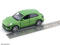 Porsche Macan S green 1:32 RMZ City 5 inch pullback diecast scale model car