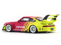 Porsche RWB 993 with figure advan 1:64 Time Micro diecast scale model car