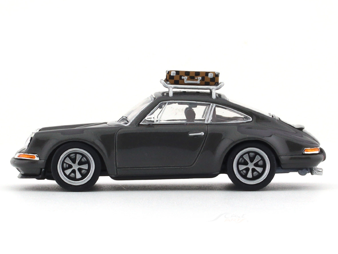Porsche Singer 964 with Luggage Grey 1:64 Pop Race diecast scale model ...