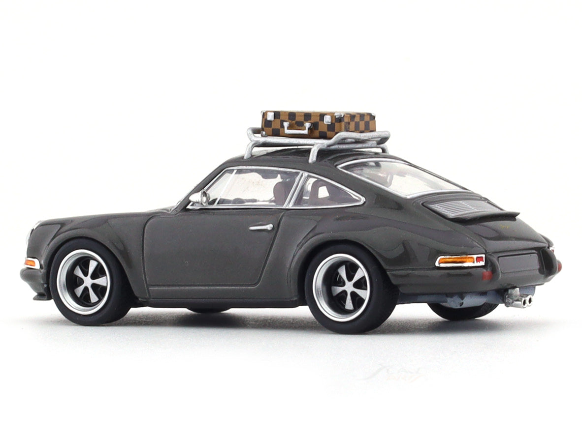 Porsche Singer 964 with Luggage Grey 1:64 Pop Race diecast scale model ...