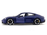 Porsche Taycan Turbo S blue 1:24 Bburago licensed diecast Scale Model car