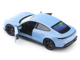 Porsche Taycan S blue 1:33-42 RMZ City licensed pull back car scale model