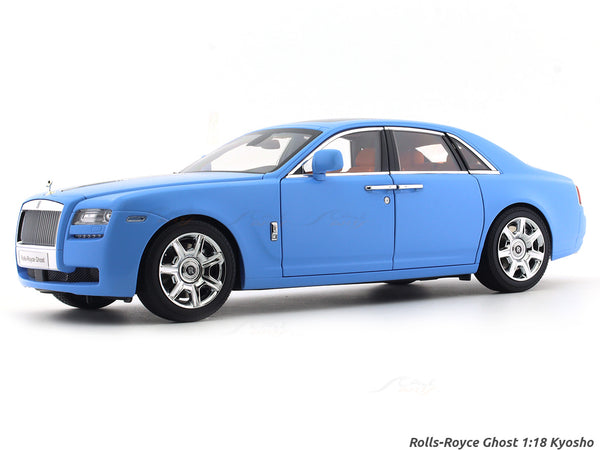 Rolls-Royce Ghost Matte Blue 1:18 Kyosho licensed premium diecast scale model car collectible