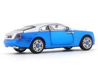 Rolls-Royce Wraith blue 1:64 LJM diecast scale model car miniature