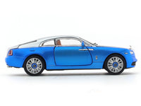 Rolls-Royce Wraith blue 1:64 LJM diecast scale model car miniature