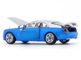 Rolls-Royce Wraith blue 1:64 LJM diecast scale model car miniature