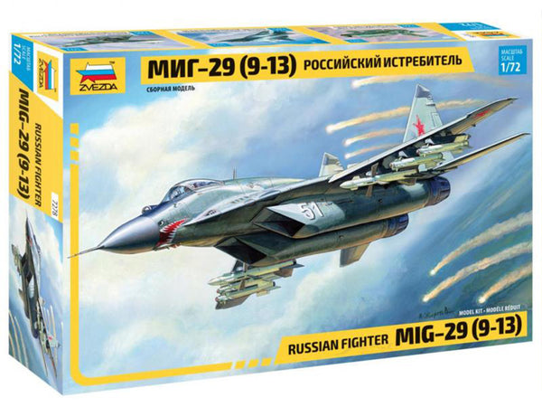 Russian fighter MiG-29 (9-13) 1:72 Zvezda plastic model kit