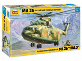 Russian heavy helicopter MI-26 "Halo" 1:72 Zvezda plastic model kit
